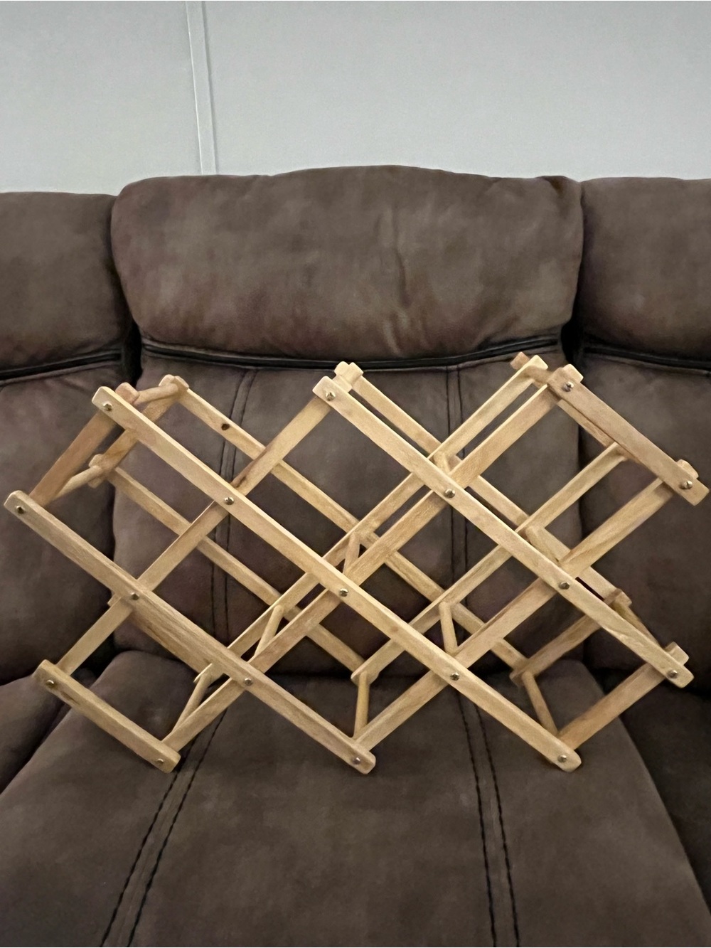 Foldable Wooden Drying Rack - Light Natural Wood